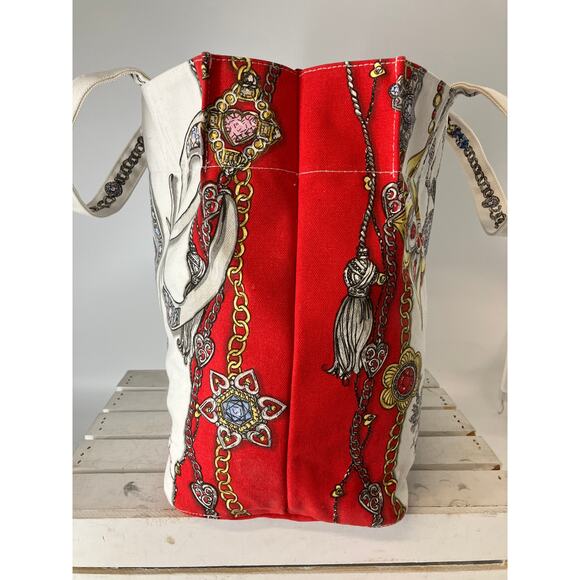 BRIGHTON (XXL) CANVAS WOMENS "ALL THAT GLITTER TOTE" - Picture 3 of 12